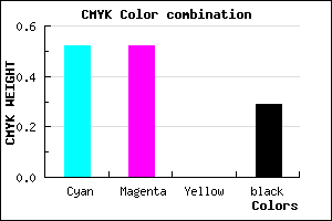 #5858B6 color CMYK mixer