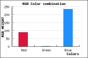 rgb background color #5901EB mixer