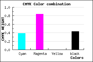 #591791 color CMYK mixer