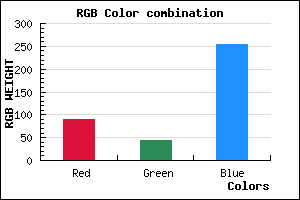 rgb background color #592BFF mixer