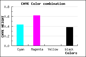 #593B9D color CMYK mixer