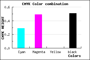 #59407E color CMYK mixer