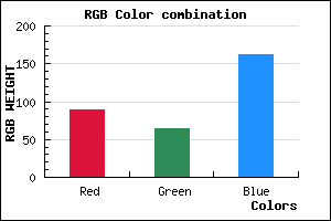 rgb background color #5940A2 mixer