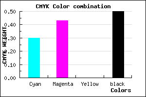 #59487F color CMYK mixer