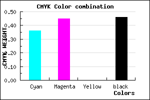 #594C8A color CMYK mixer