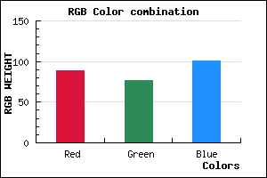 rgb background color #594D65 mixer