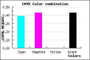 #595391 color CMYK mixer