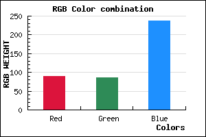rgb background color #5955ED mixer