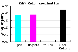 #59578D color CMYK mixer