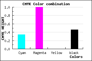 #5A0089 color CMYK mixer