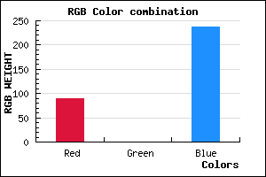 rgb background color #5A00ED mixer