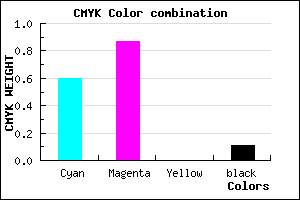 #5A1EE2 color CMYK mixer
