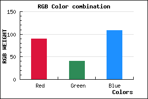 rgb background color #5A286C mixer
