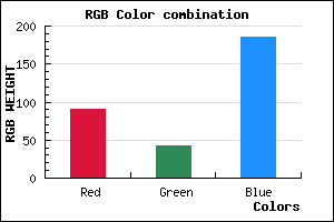 rgb background color #5A2ABA mixer
