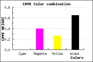 #5A3643 color CMYK mixer