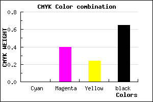 #5A3644 color CMYK mixer