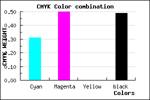 #5A4183 color CMYK mixer