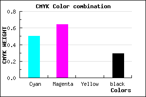 #5A41B5 color CMYK mixer