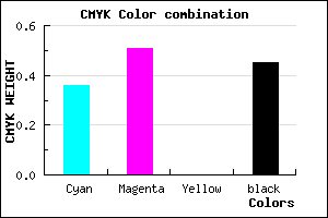 #5A458C color CMYK mixer