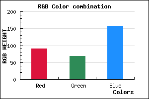 rgb background color #5A459C mixer