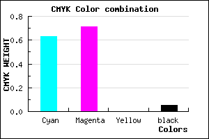 #5A45F2 color CMYK mixer