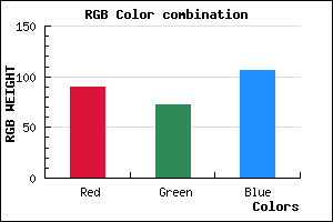 rgb background color #5A486A mixer