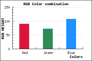 rgb background color #5A486B mixer