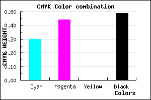 #5A4881 color CMYK mixer