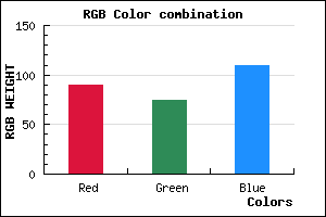 rgb background color #5A4B6D mixer