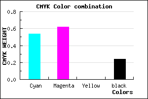 #5A4BC3 color CMYK mixer