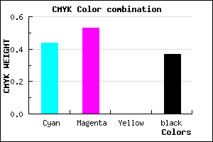 #5A4CA0 color CMYK mixer