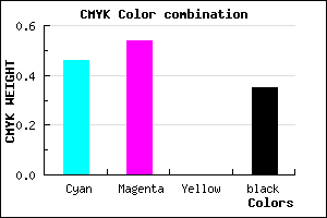 #5A4CA6 color CMYK mixer