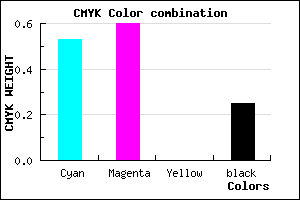 #5A4CBE color CMYK mixer