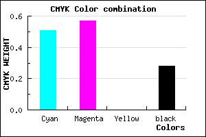 #5A50B8 color CMYK mixer