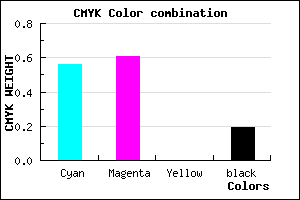 #5A50CE color CMYK mixer