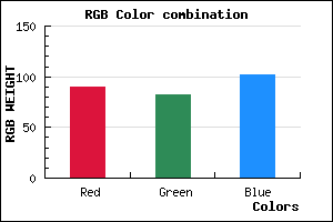 rgb background color #5A5266 mixer