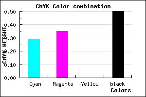 #5A537F color CMYK mixer