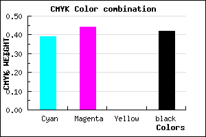 #5A5393 color CMYK mixer