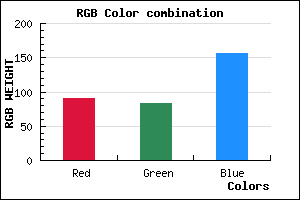 rgb background color #5A539C mixer