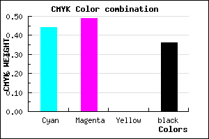 #5A53A2 color CMYK mixer