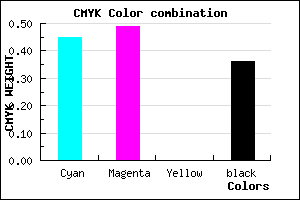 #5A53A3 color CMYK mixer