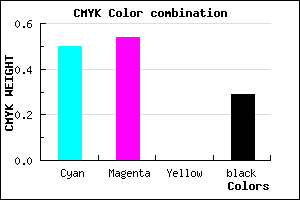 #5A53B5 color CMYK mixer