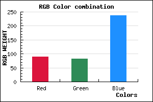 rgb background color #5A53ED mixer