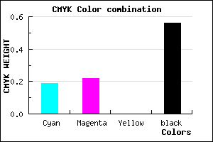 #5A576F color CMYK mixer