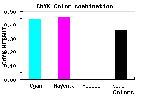 #5A58A2 color CMYK mixer