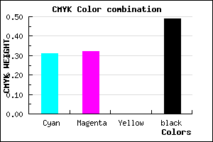 #5A5983 color CMYK mixer