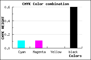#5A5A65 color CMYK mixer