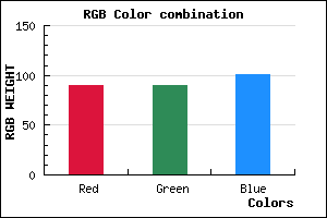 rgb background color #5A5A65 mixer