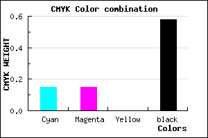 #5A5A6A color CMYK mixer