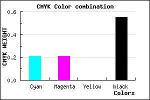 #5A5A72 color CMYK mixer